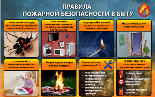 Соблюдайте меры ПОЖАРНОЙ БЕЗОПАСНОСТИ!